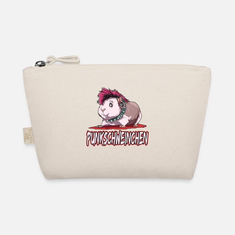 Punkschweinchen Meerschweinchen Punk Bio-Täschchen