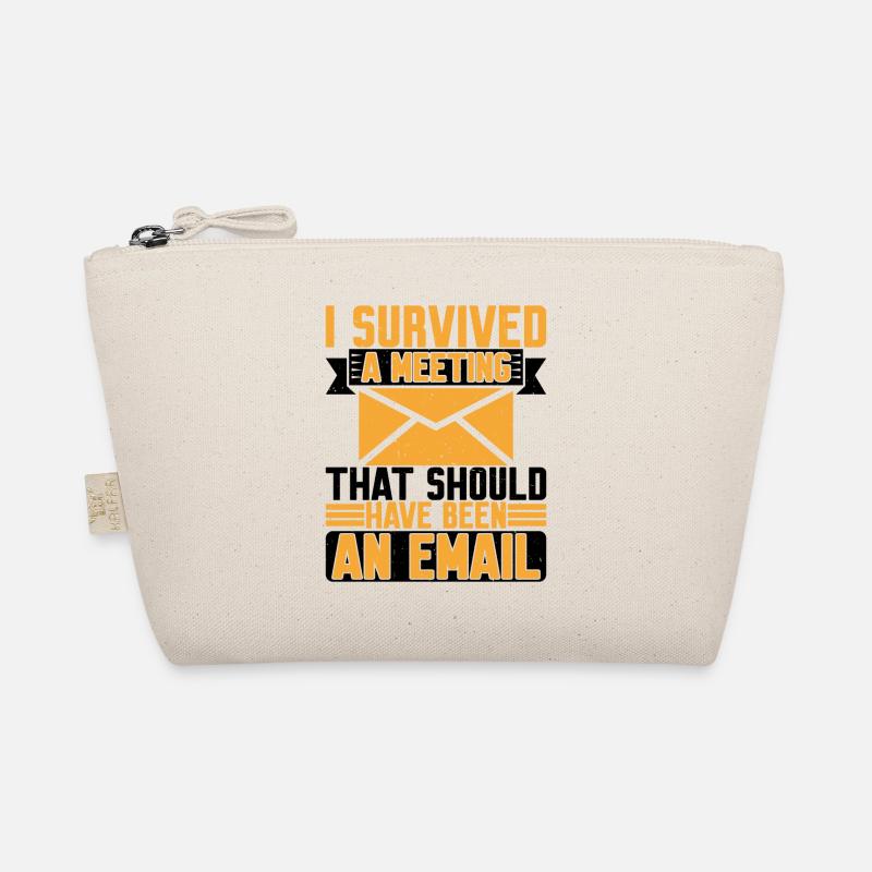 I Survived Another Meeting 8 Bio-Täschchen