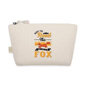 Fuchs Geschenk Rotfuchs - Bio-Täschchen - Natur - Vorne