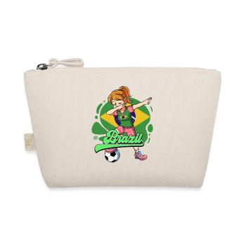 Brésil Football - Trousse biologique - nature - Devant