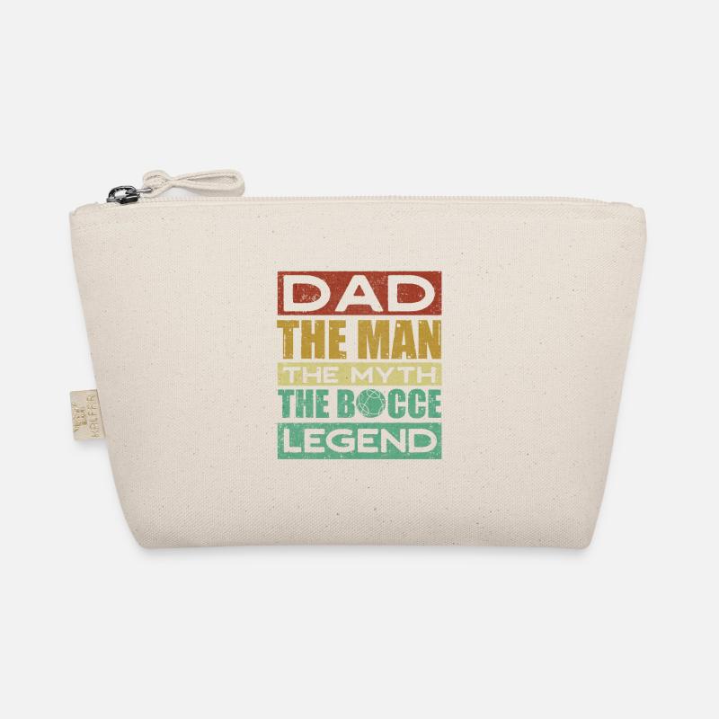 Bocce Ball Player Boules Bocce Father Bio-Täschchen