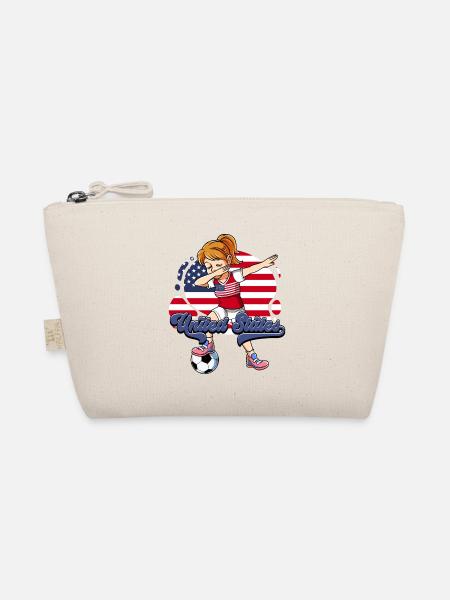 Usa Soccer - Trousse biologique - nature - Devant