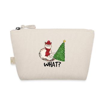 Chat effronté avec sapin de Noël et casquette kit pour enfants - Trousse biologique - nature - Devant