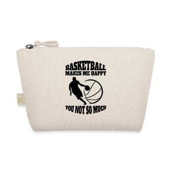 Basketball Basketballer Verein Basketballliebhaber - Bio-Täschchen - Natur - Vorne