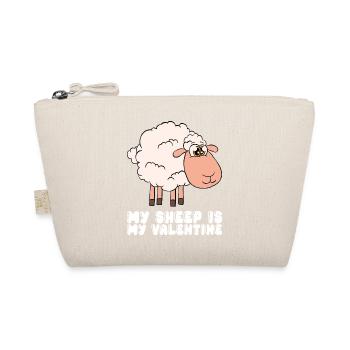 My sheep is my Valentine - Organic Pouch - nature - Front