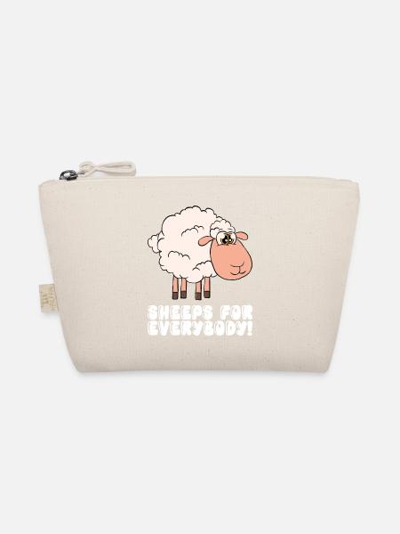 Sheep For All - Organic Pouch - nature - Front