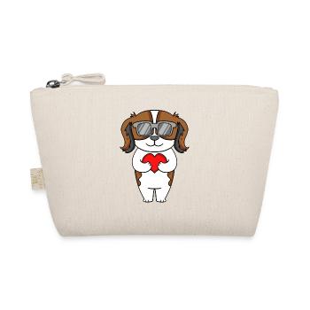 Nederlandse Kooikerhondje avec lunettes de soleil - Trousse biologique - nature - Devant