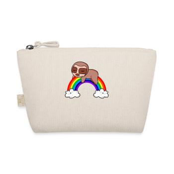 Rainbow Sloth - Organic Pouch - nature - Front