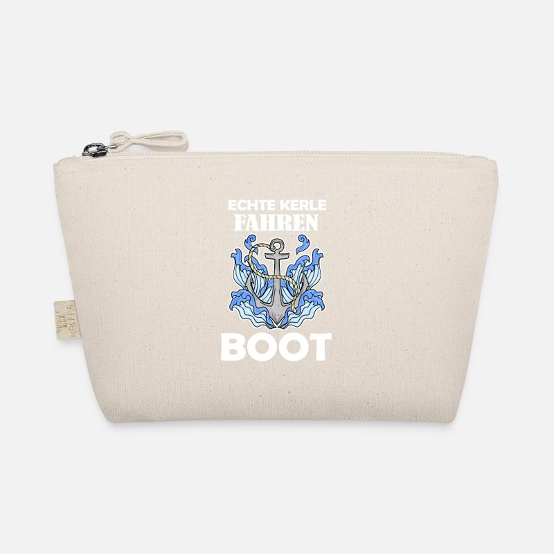 Motorboot Kapitän Bootsführerschein Bio-Täschchen