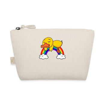 Rainbow Duck - Organic Pouch - nature - Front