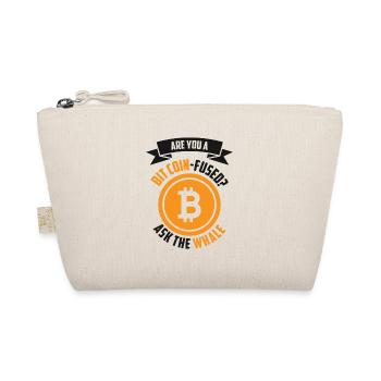 Bitcoin Crypto-monnaie Drôle Demandez à la chemise de baleine - Trousse biologique - nature - Devant