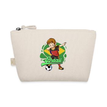 Brésil Football - Trousse biologique - nature - Devant