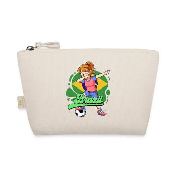 Brésil Football - Trousse biologique - nature - Devant
