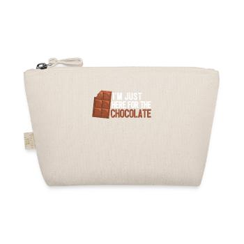 Funny Halloween Creepy Spooky I'm just - Organic Pouch - nature - Front