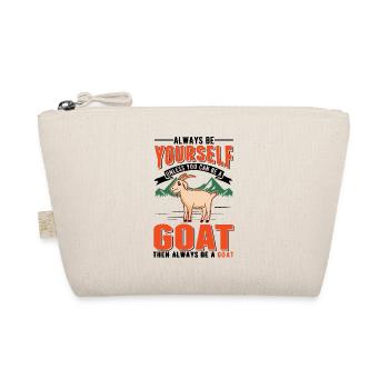 Goat Gift Goat Keeper Goat - Organic Pouch - nature - Front