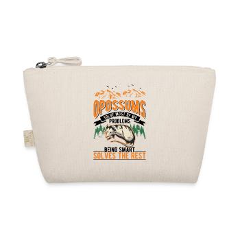 Opossum Gift Possum Pouch Rat - Organic Pouch - nature - Front