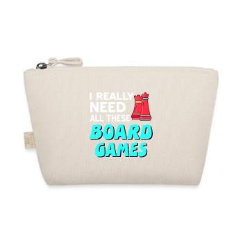 I Really Need All These Board Games Cool Chess - Bio-Täschchen - Natur - Vorne