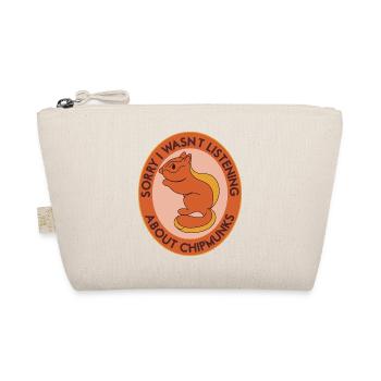 Thinking About Chipmunks Forest Animal Cute - Organic Pouch - nature - Front