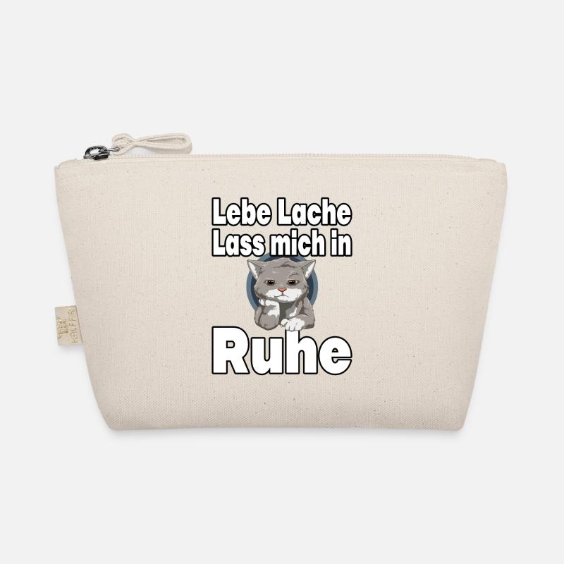 Lebe Lache Lass Mich In Ruhe - Katze Bio-Täschchen