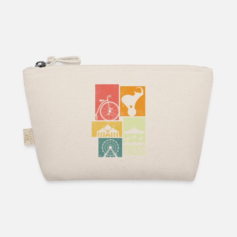 Circus Performer Silhouettes Organic Pouch