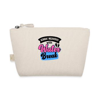 Pregnancy Funny Announcement Reveal - Organic Pouch - nature - Front