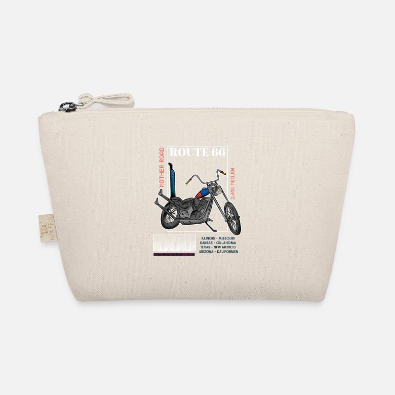 Motorcycle Route Organic Pouch