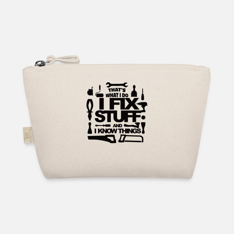 Handwerker Heimwerker Spruch Geschenk Bio-Täschchen