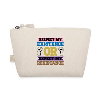 Respect My Existence Or Expect My Resistance 8 - Bio-Täschchen - Natur - Vorne