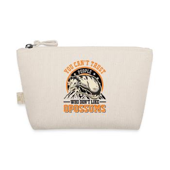 Opossum Gift Possum Pouch Rat - Organic Pouch - nature - Front