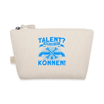 Sanitär Klempner Anlagenmechaniker Geschenk - Bio-Täschchen - Natur - Vorne