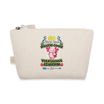 Volksschullehrerin Volksschule Lehrkraft Lehrerin - Bio-Täschchen - Natur - Vorne