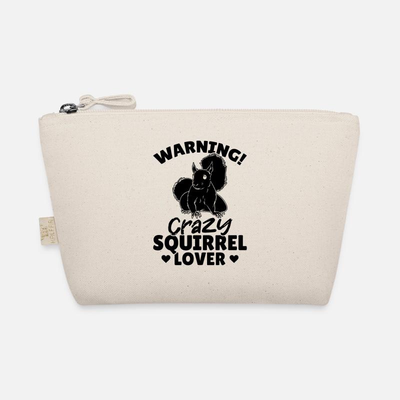 Avertissement Crazy Squirrel Lover Trousse biologique
