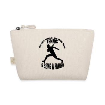 Tennis Père Papa Raquette Papa Joueur de tennis - Trousse biologique - nature - Devant