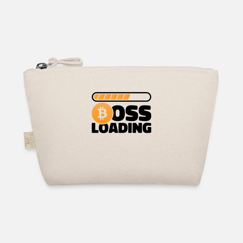 Bitcoin Kryptowährung BTC Boss Loading Shirt Bio-Täschchen
