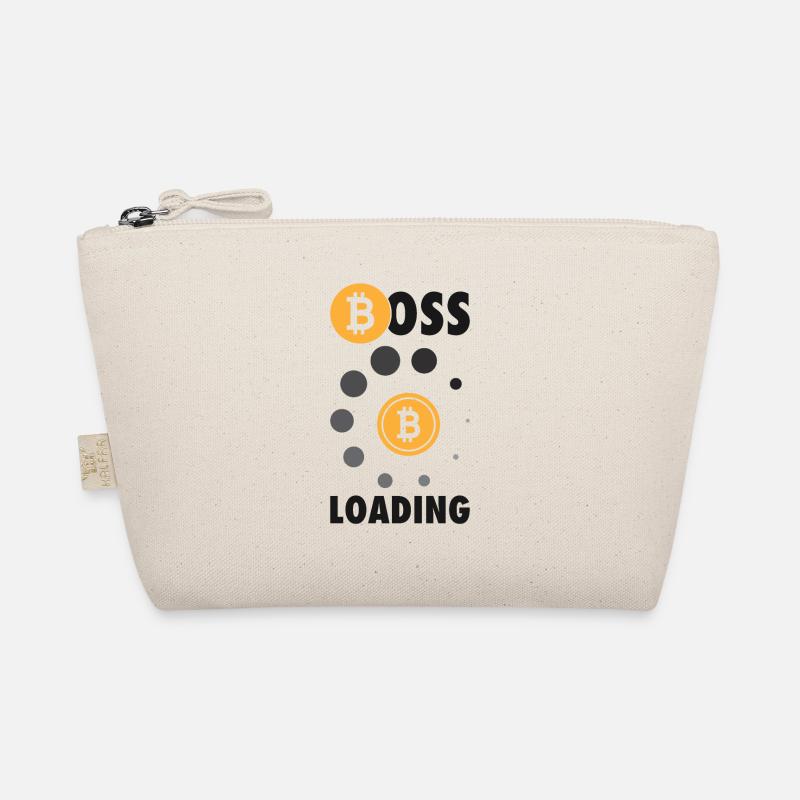 Bitcoin Kryptowährung BTC Boss Loading Shirt Bio-Täschchen