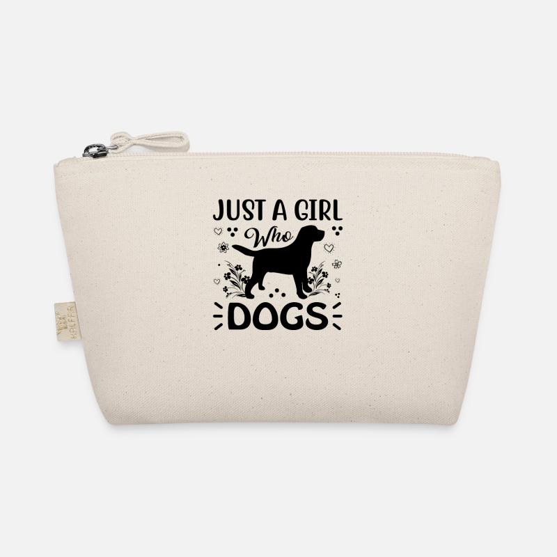 NUR EIN MÄDCHEN, DAS HUNDE LIEBT Bio-Täschchen