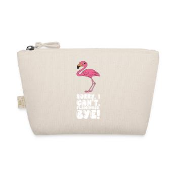 Funny flamingo graphics - Organic Pouch - nature - Front