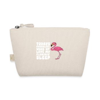 Funny flamingo graphics - Organic Pouch - nature - Front