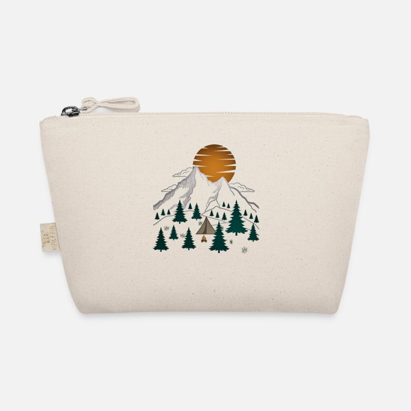 Camping in the mountains Organic Pouch