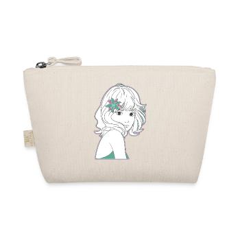 Manga Girl Anime - Bio-Täschchen - Natur - Vorne