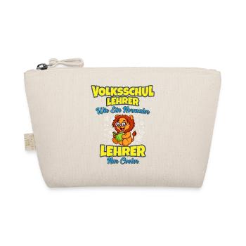 Volksschullehrer Volksschule Lehrkraft Lehrer - Bio-Täschchen - Natur - Vorne