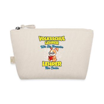 Volksschullehrer Volksschule Lehrkraft Lehrer - Bio-Täschchen - Natur - Vorne