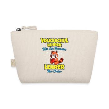 Volksschullehrer Volksschule Lehrkraft Lehrer - Bio-Täschchen - Natur - Vorne