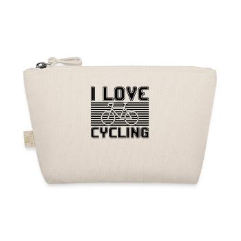 I love cycling - Organic Pouch - nature - Front