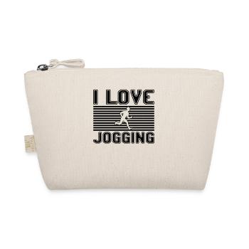 I love jogging - Organic Pouch - nature - Front