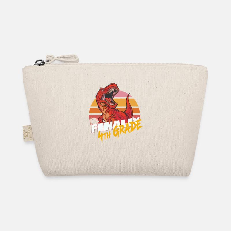 Finally 4th Grade, Fourth Grader - T-REX Organic Pouch