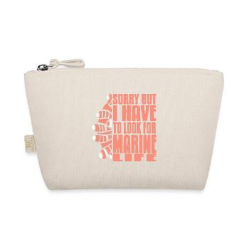 Sorry But I Have To Look For Marine Life Tee - Bio-Täschchen - Natur - Vorne