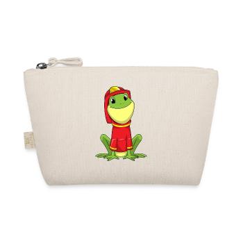 Frog Firefighter Fire Helmet Fire Brigade - Organic Pouch - nature - Front