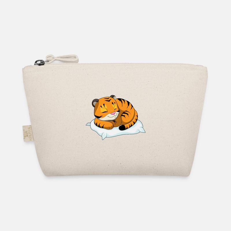 Tiger Sleeping Pillow Organic Pouch