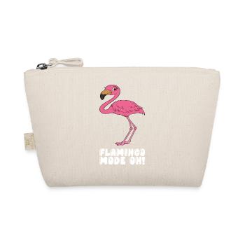 Drôles de graphismes flamants roses - Trousse biologique - nature - Devant